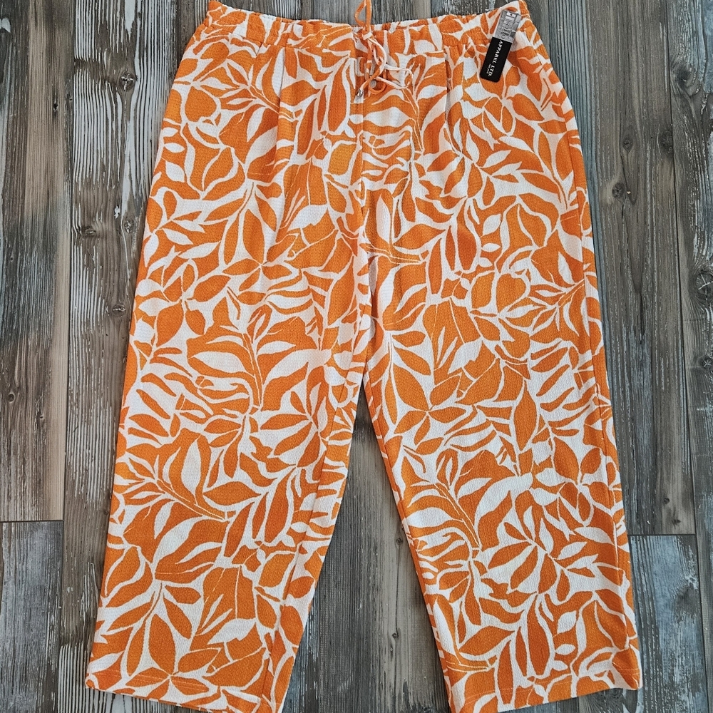 Nwt Soho Tropical Hawaiian Pants 3x 3xl